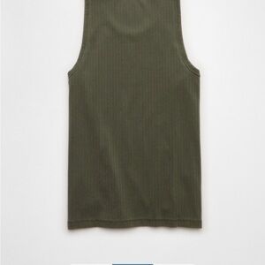 American Eagle Outfitters Olive Tank Top
